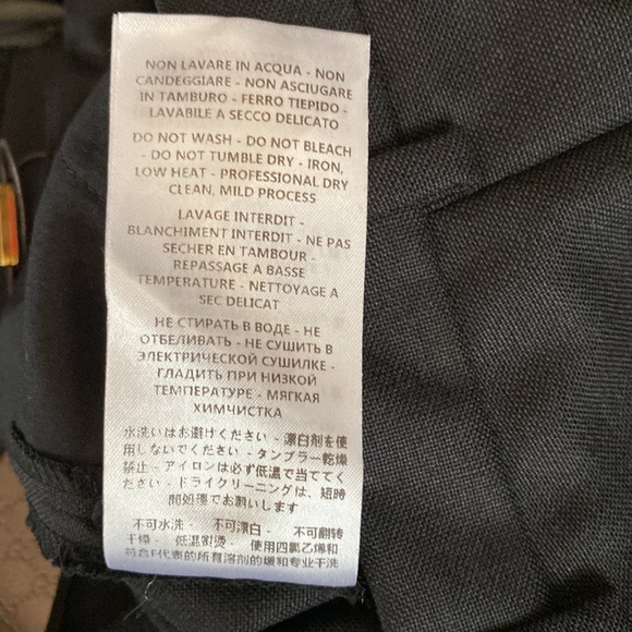 Gucci Uniform Trousers Black Wool Mohair SZ 44 NEW - Picture 14 of 15